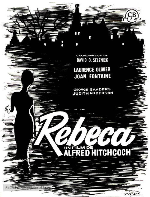 Rebecca - Spanish Movie Poster