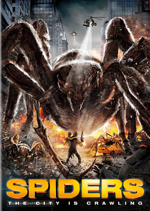 Spiders 3D - DVD movie cover