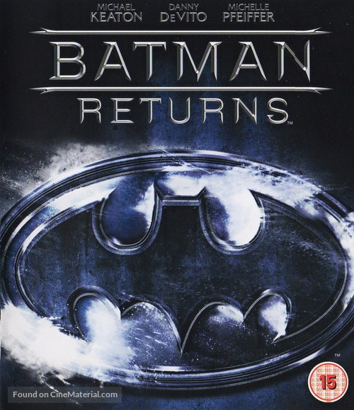 Batman Returns - British Blu-Ray movie cover