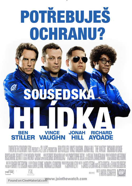 The Watch - Czech Movie Poster