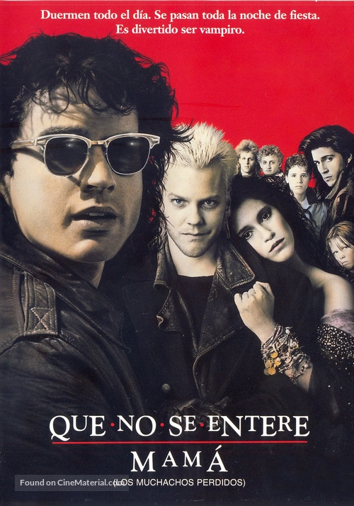 The Lost Boys - Argentinian DVD movie cover