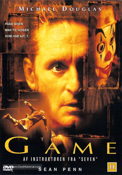 The Game - Danish DVD movie cover