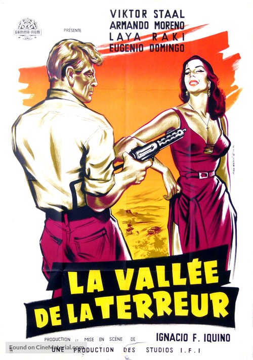 Camino cortado - French Movie Poster