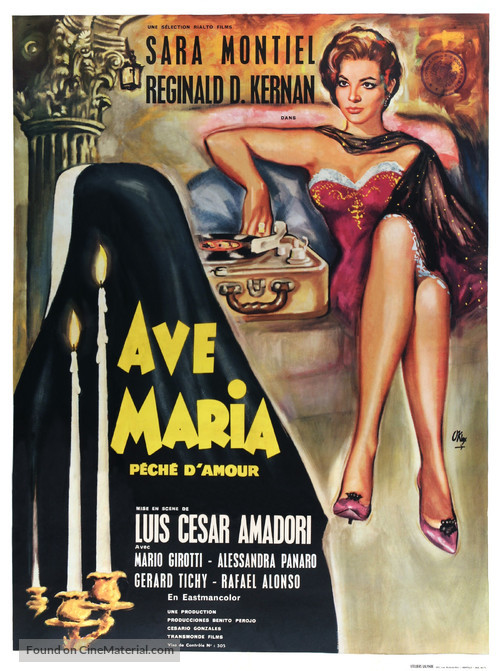 Pecado de amor - French Movie Poster