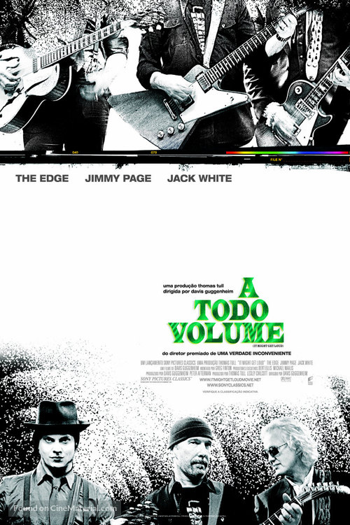 It Might Get Loud - Brazilian Movie Poster