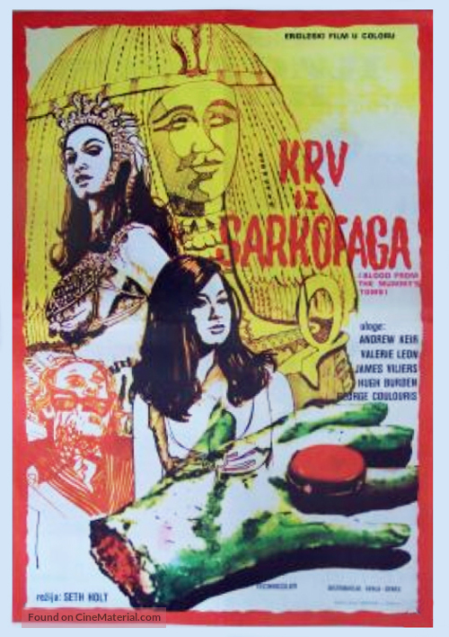 Blood from the Mummy&#039;s Tomb - Yugoslav Movie Poster