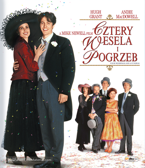Four Weddings and a Funeral - Polish Blu-Ray movie cover