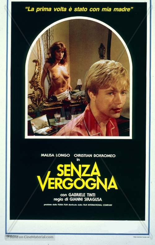 Senza vergogna - Italian Movie Poster