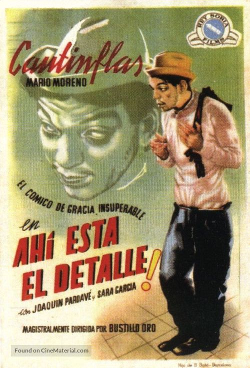 Ah&iacute; est&aacute; el detalle - Spanish Movie Poster