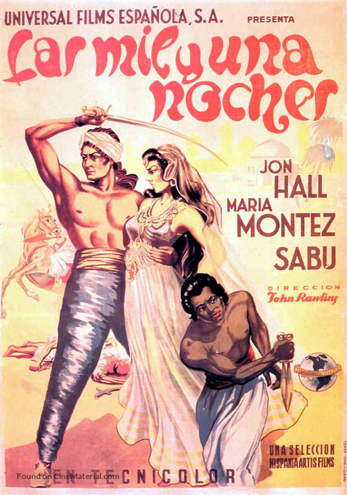 Arabian Nights - Spanish Movie Poster