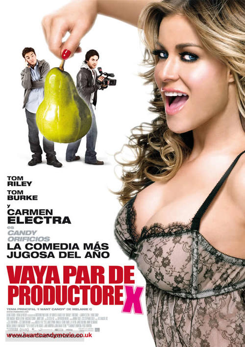 I Want Candy - Spanish Movie Poster