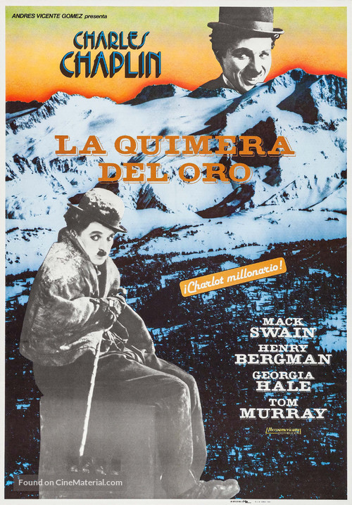 The Gold Rush - Spanish Movie Poster