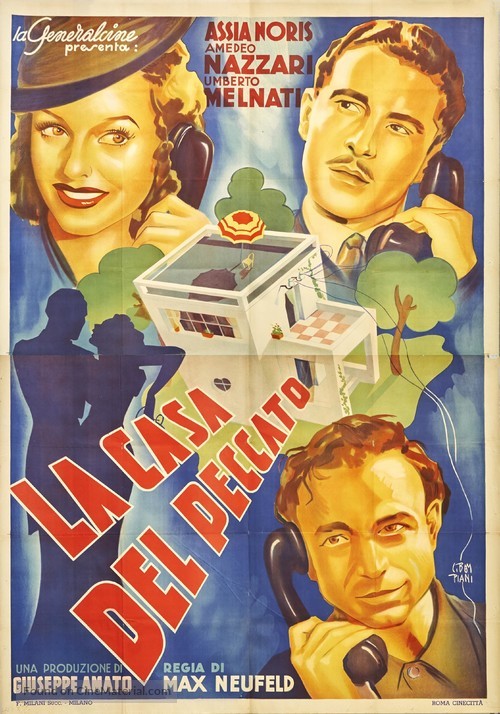 La casa del peccato - Italian Movie Poster