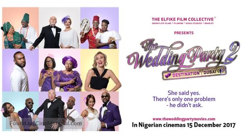 The Wedding Party 2: Destination Dubai - South African Movie Poster