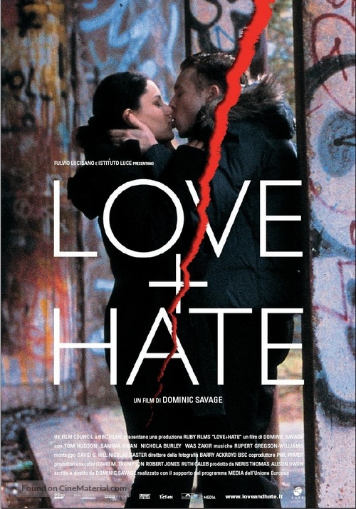 Love + Hate - Italian poster