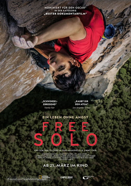 Free Solo - German Movie Poster