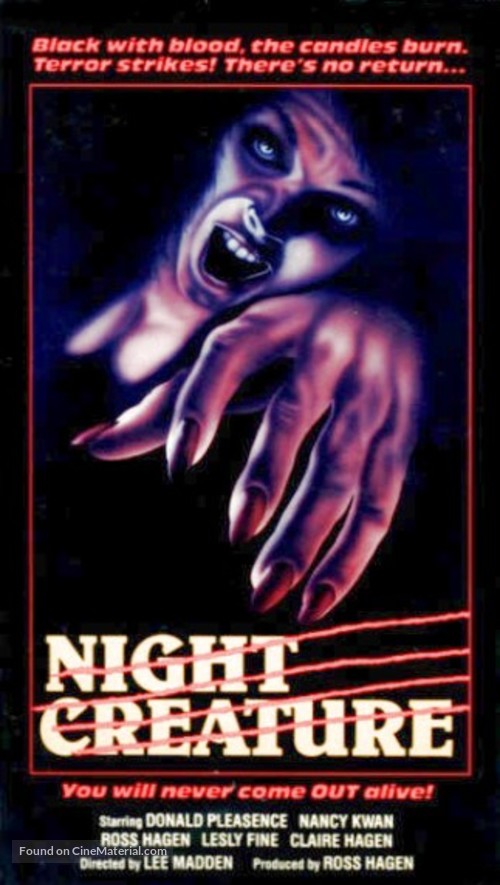 Night Creature - VHS movie cover