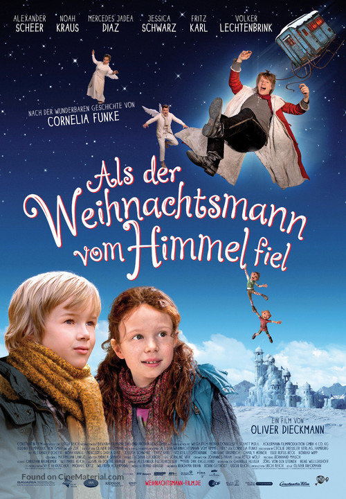 Als der Weihnachtsmann vom Himmel fiel - German Movie Poster
