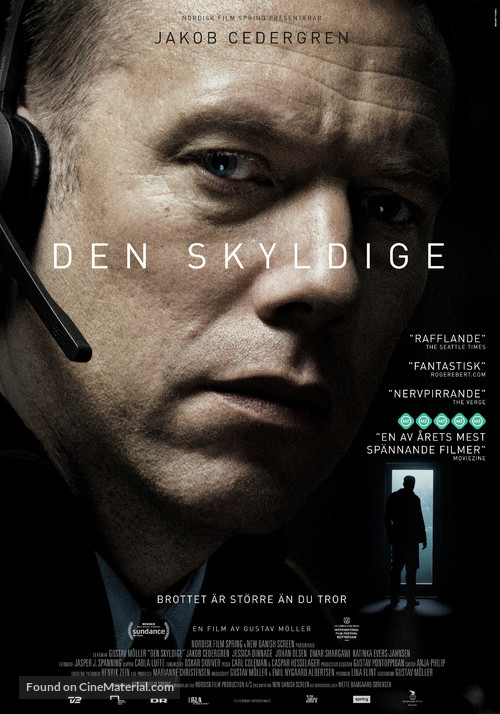 Den skyldige - Swedish Movie Poster