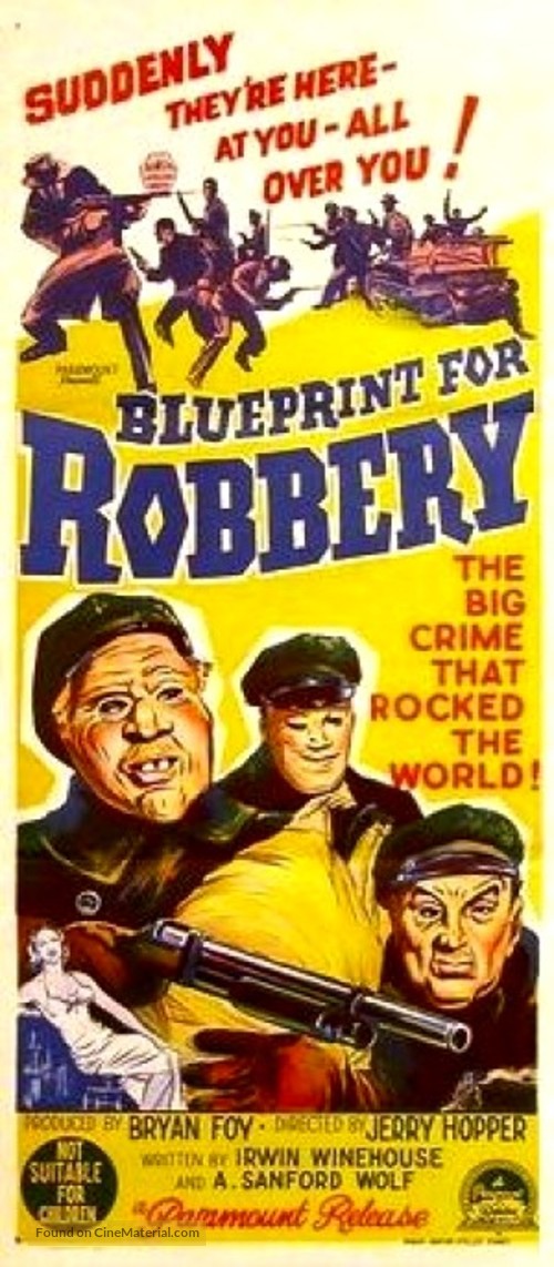 Blueprint for Robbery - Australian Movie Poster