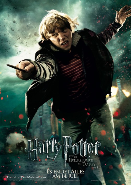 Harry Potter and the Deathly Hallows - Part 2 - German Movie Poster