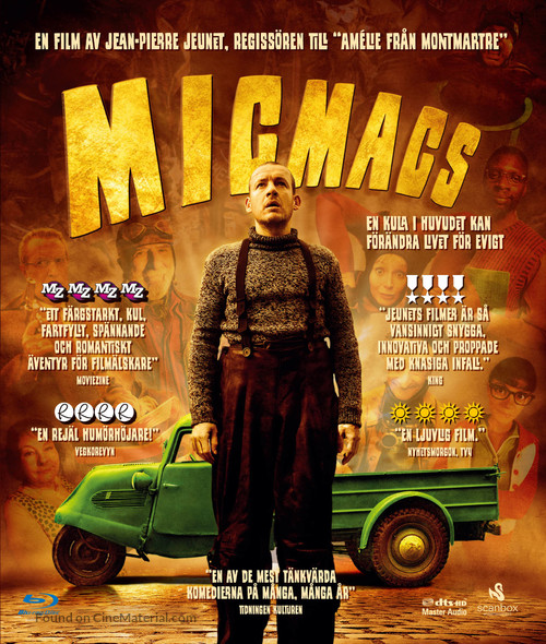 Micmacs &agrave; tire-larigot - Swedish Blu-Ray movie cover