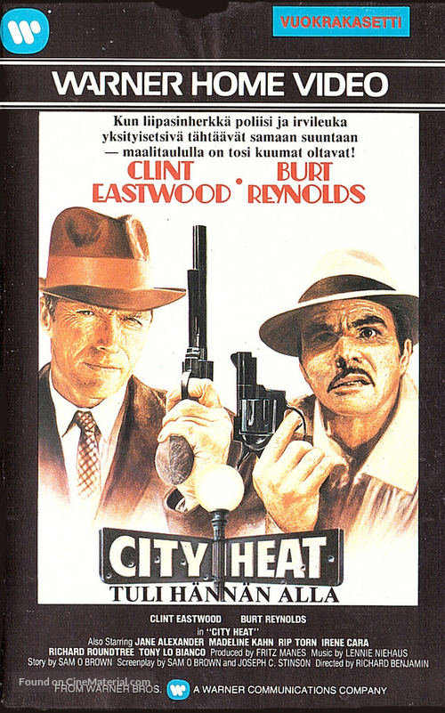 City Heat - Finnish VHS movie cover