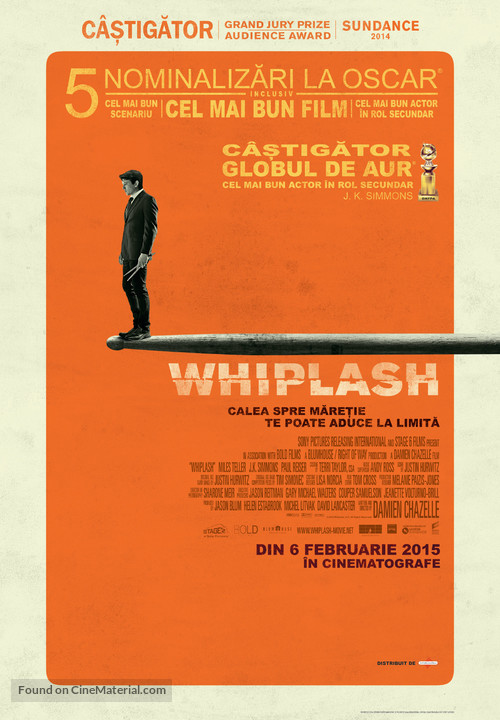 Whiplash - Romanian Movie Poster