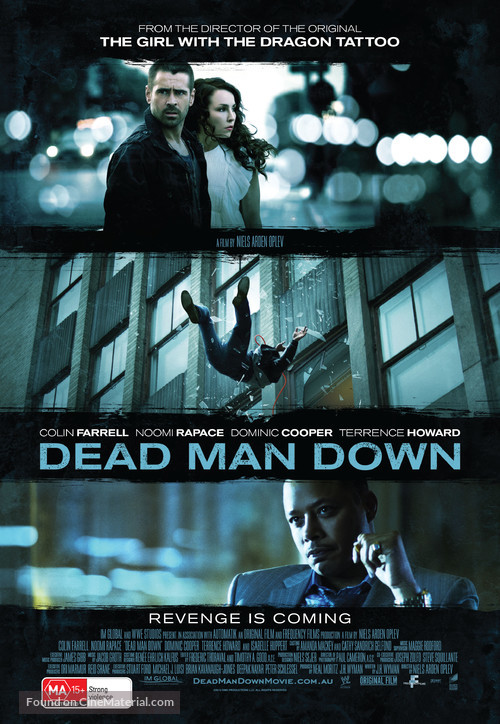 Dead Man Down - Australian Movie Poster