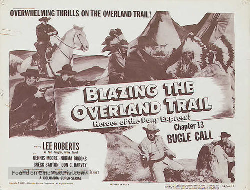 Blazing the Overland Trail - Movie Poster