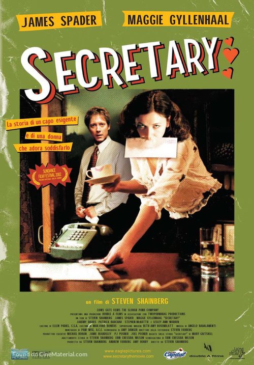 Secretary - Italian Movie Poster