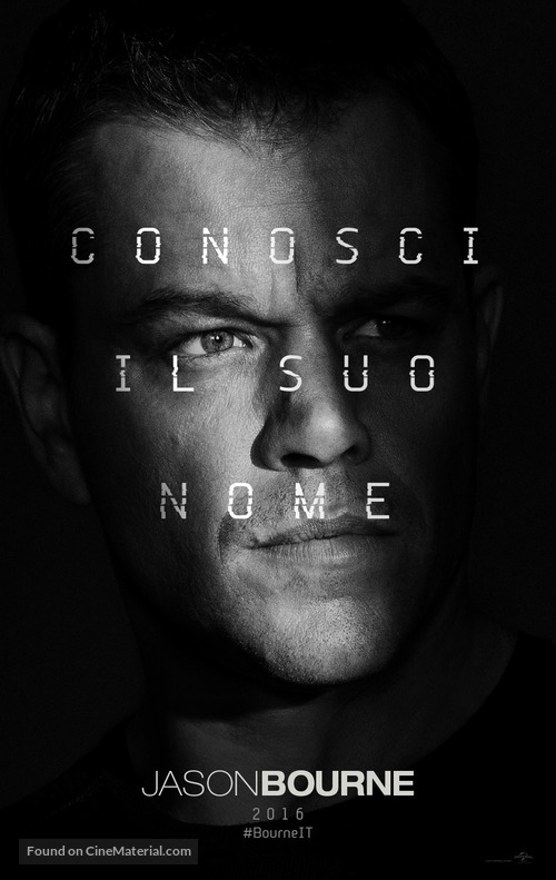 Jason Bourne - Italian Movie Poster