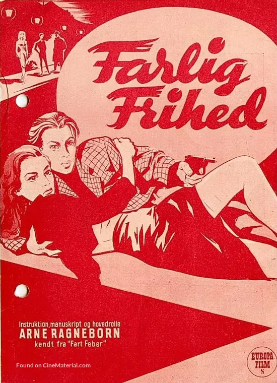Farlig frihet (1954) Danish other