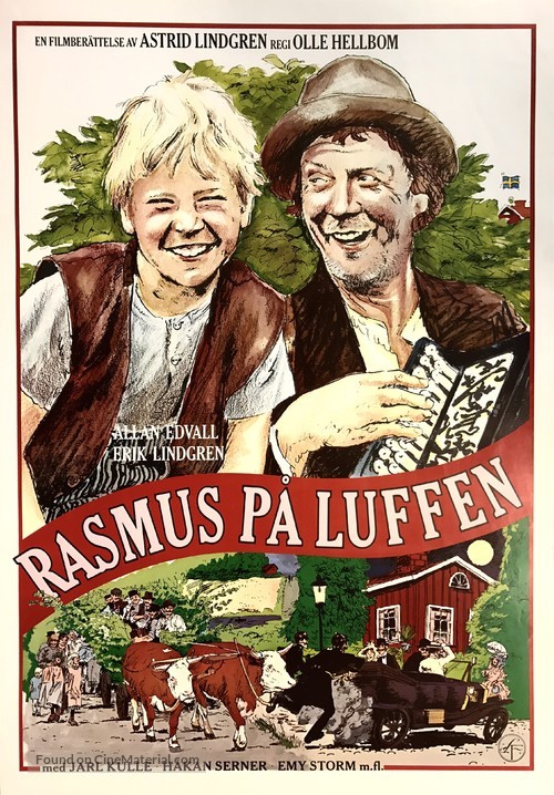 Rasmus p&aring; luffen - Swedish Movie Poster