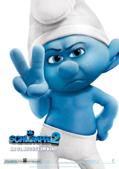 The Smurfs 2 - German Movie Poster