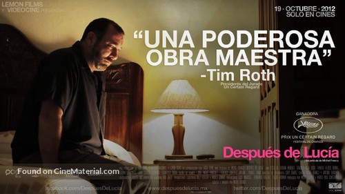 Despu&eacute;s de Luc&iacute;a - Mexican Movie Poster