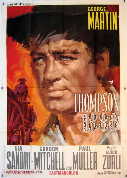 Thompson 1880 - Italian Movie Poster
