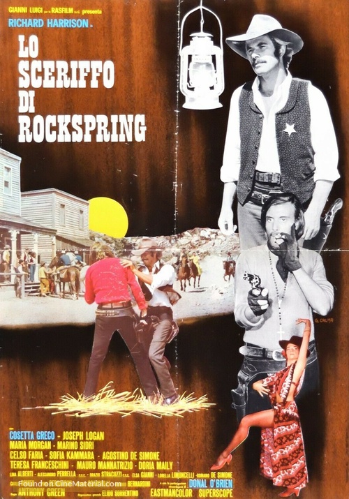 Lo sceriffo di Rockspring - Italian Movie Poster