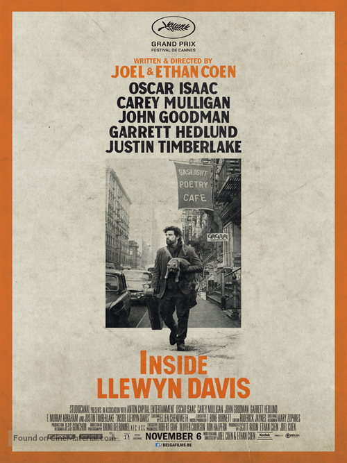 Inside Llewyn Davis - Belgian Movie Poster