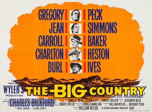 The Big Country - British Movie Poster