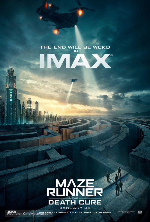 Maze Runner The Death Cure Movie Poster 70 X 45 cm