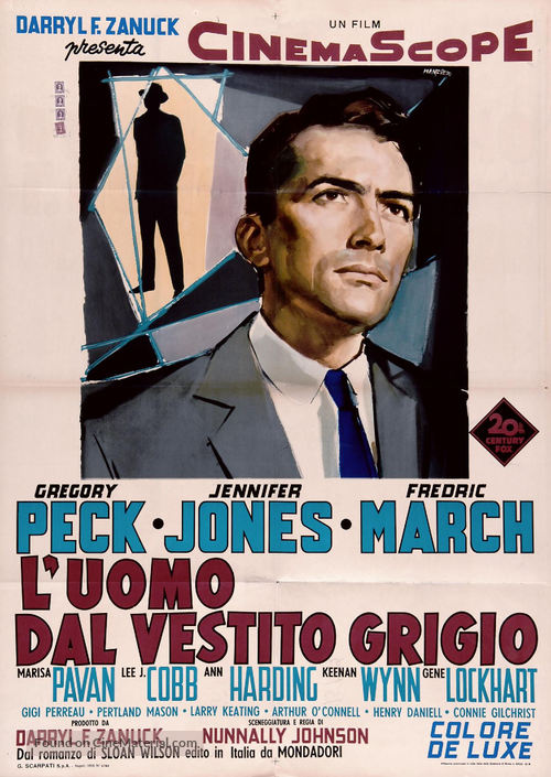 The Man in the Gray Flannel Suit - Italian Movie Poster