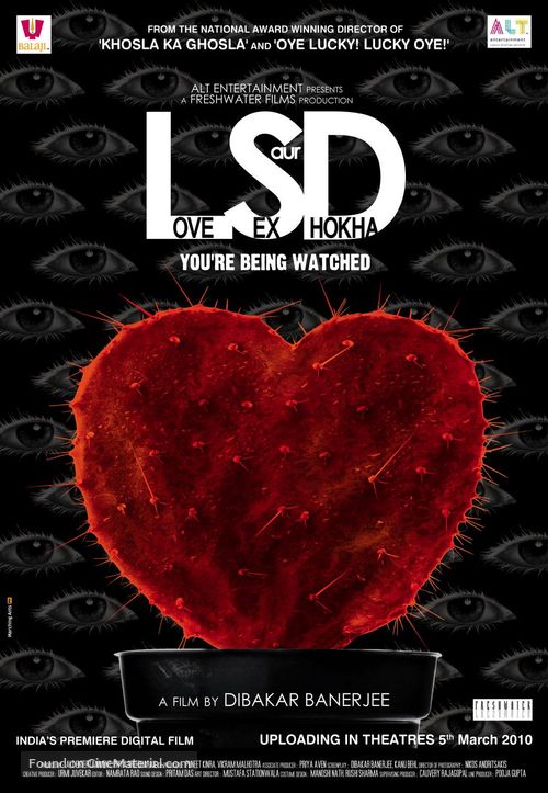 LSD: Love, Sex Aur Dhokha - Indian Movie Poster