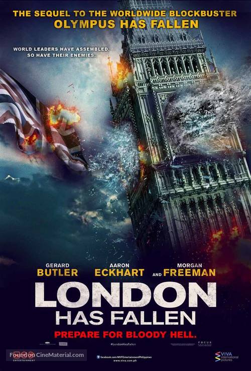 London Has Fallen - Philippine Movie Poster