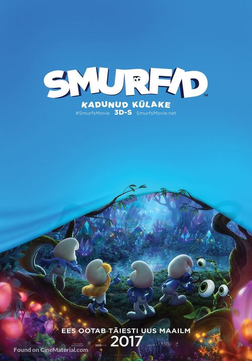 Smurfs: The Lost Village - Estonian Movie Poster
