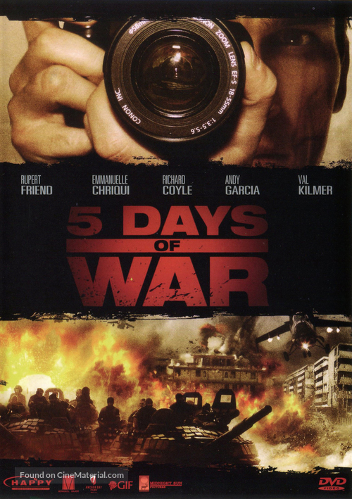5 Days of War - Thai DVD movie cover