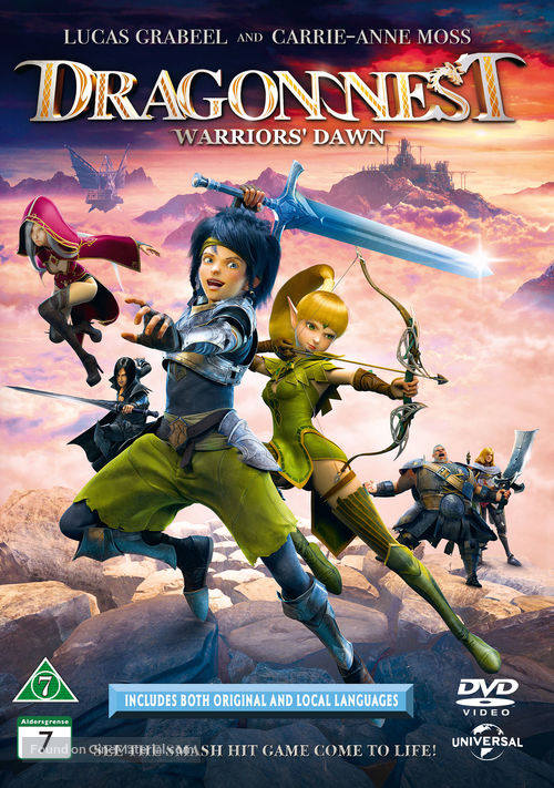 Dragon Nest: Warriors&#039; Dawn - Danish DVD movie cover