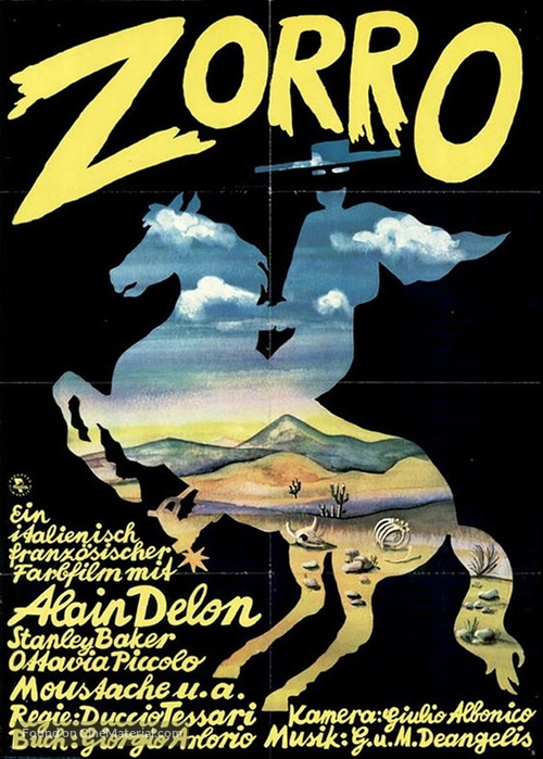 Zorro - German Movie Poster