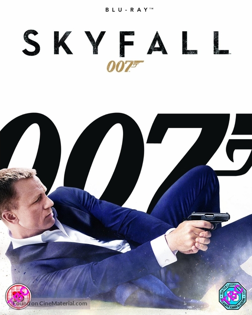 Skyfall - British Blu-Ray movie cover