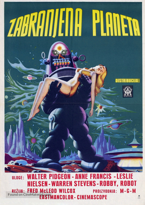Forbidden Planet - Yugoslav Movie Poster